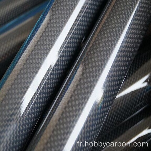 Nouveau style en fibre de carbone Type de produit Tube de verre en carbone
